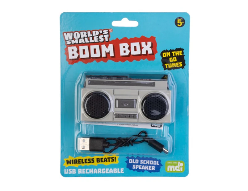 World's Smallest Boom Box Wireless Speaker