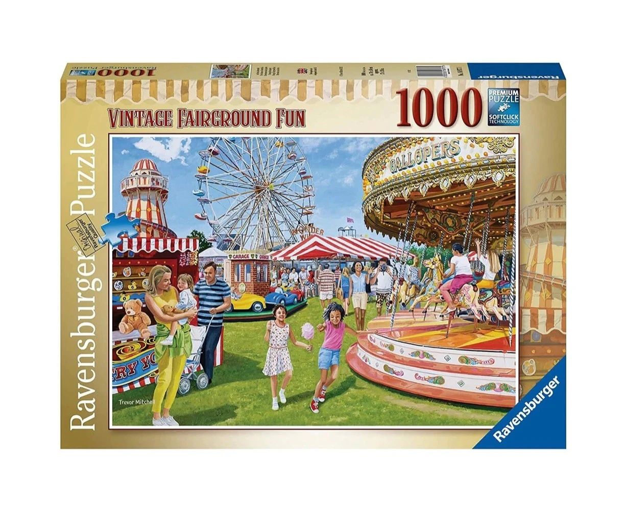 Ravensburger Puzzle 1000pc - Vintage Fairground Fun