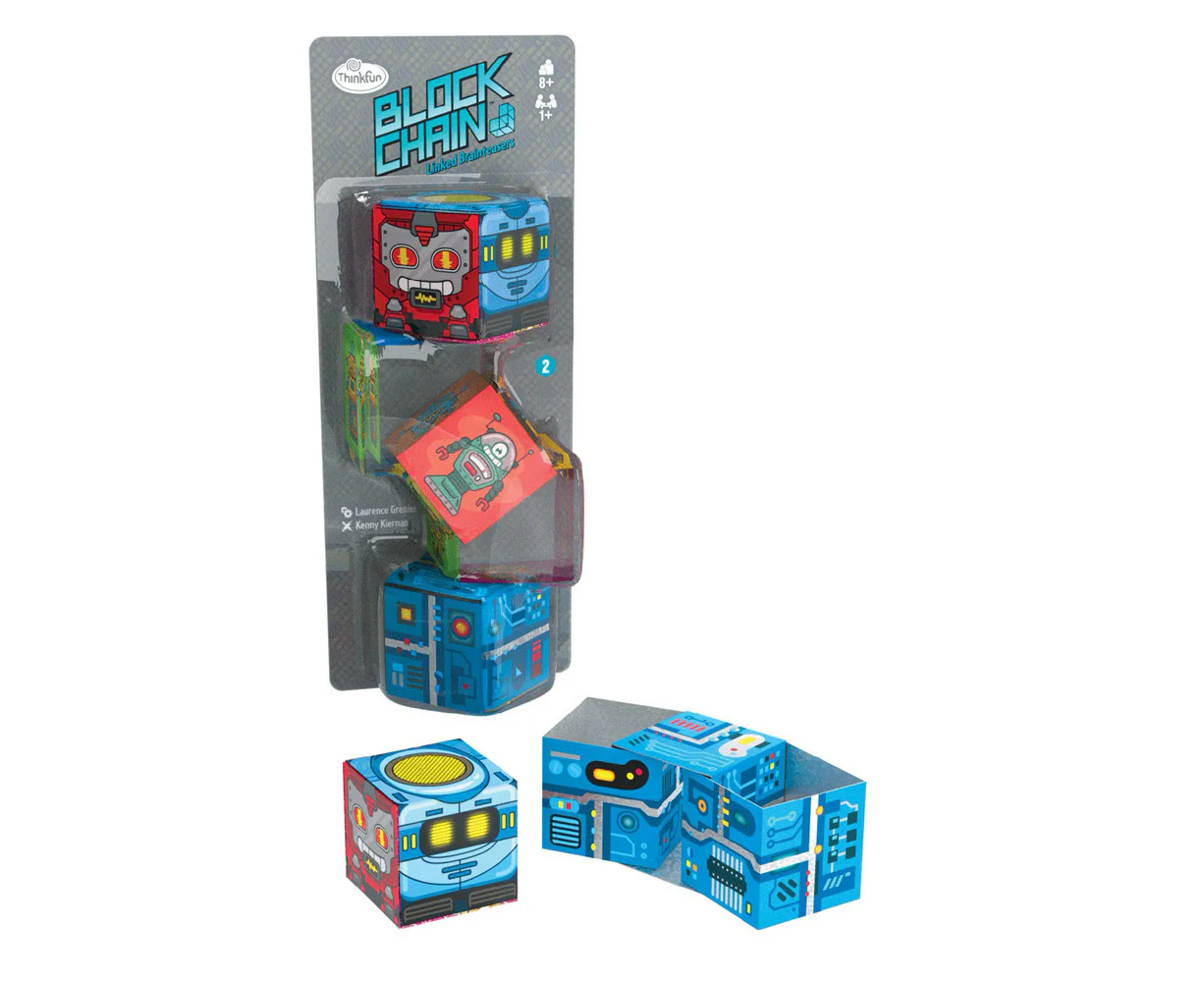 ThinkFun Block Chain Robots Brainteaser