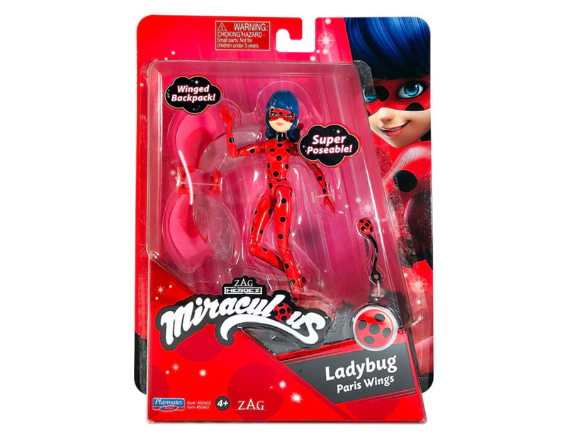 Miraculous Ladybug Ladybug Paris Wings 5 inch Action Figure