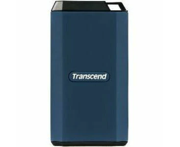 Transcend ESD410C 2 TB Portable Solid State Drive - External - Dark Blue - Desktop PC, Tablet PC, Notebook, Gaming Console, Smartphone Device - USB C