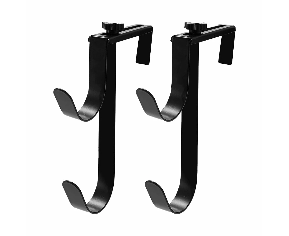 2Pcs Adjustable Pool Pole Hanger Fence Hook  Hanging Pool Equipment