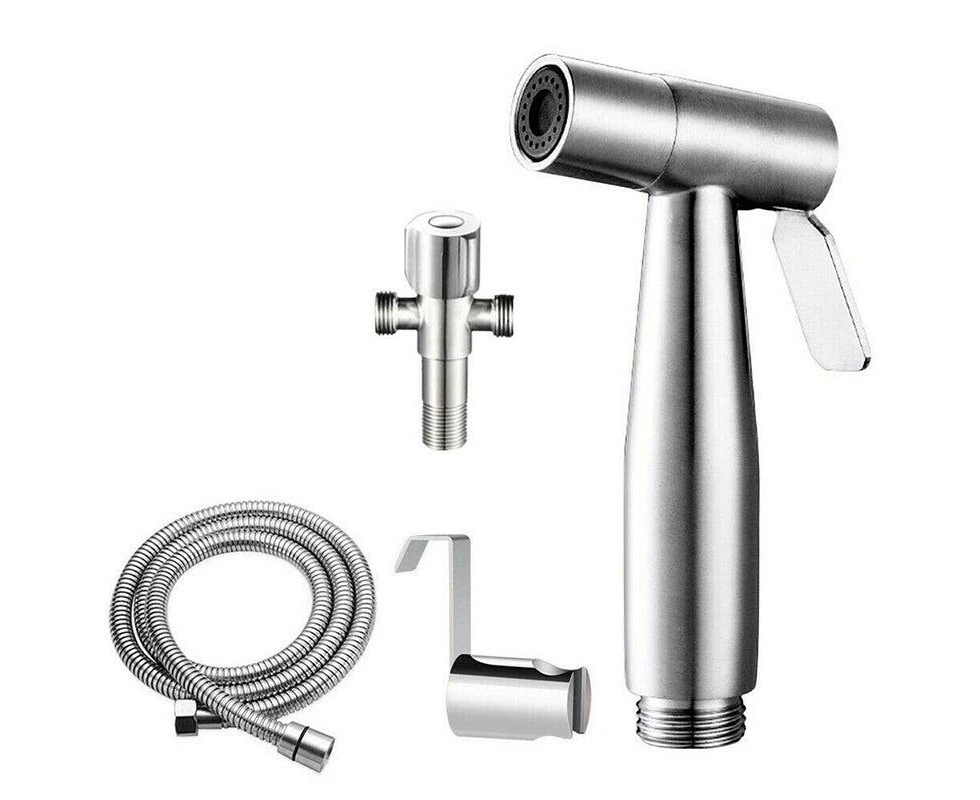 Hand Sprayer Kit Bidet Toilet Spray Shattaf Shower Head Hose Diverter Au