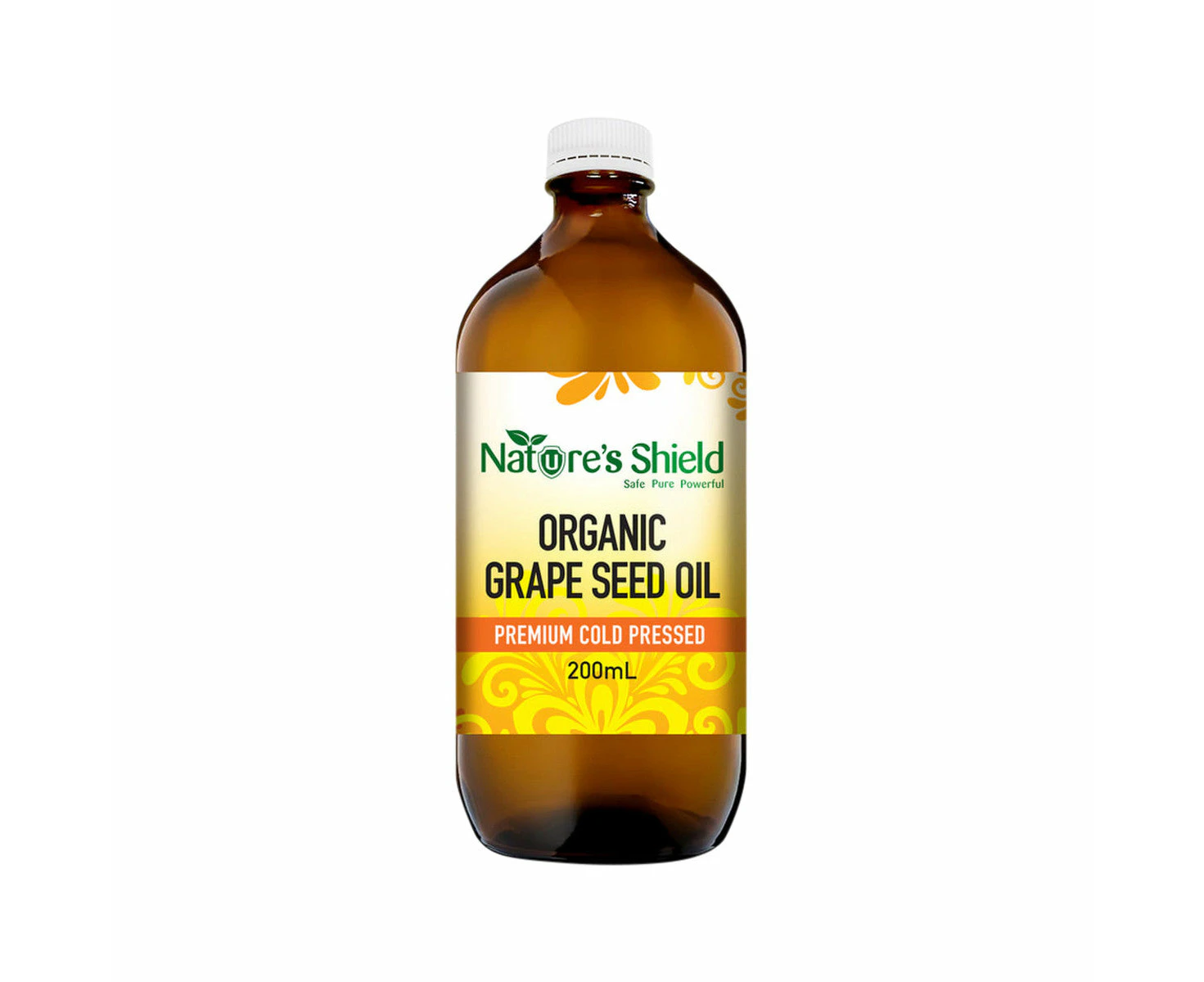 Nature's Shield Organic Grape Seed Oil 200ml