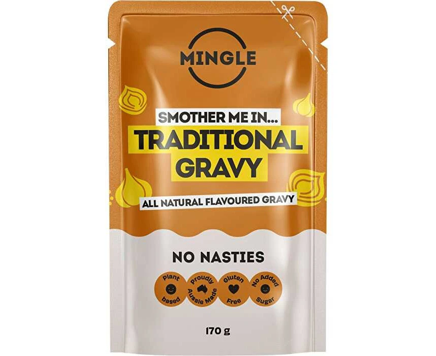 Mingle Traditional All Natural Flavoured Gravy 8x170g