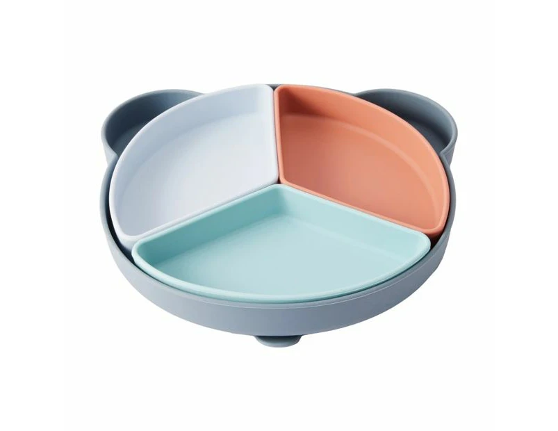 Silicone Suction Divided Plate - Anko