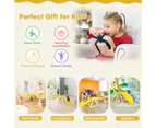 5-in-1 Toddler Climber Playset w/2 Double Sided Ramp Indoor Kids Activity Equipment for Climbing Sliding