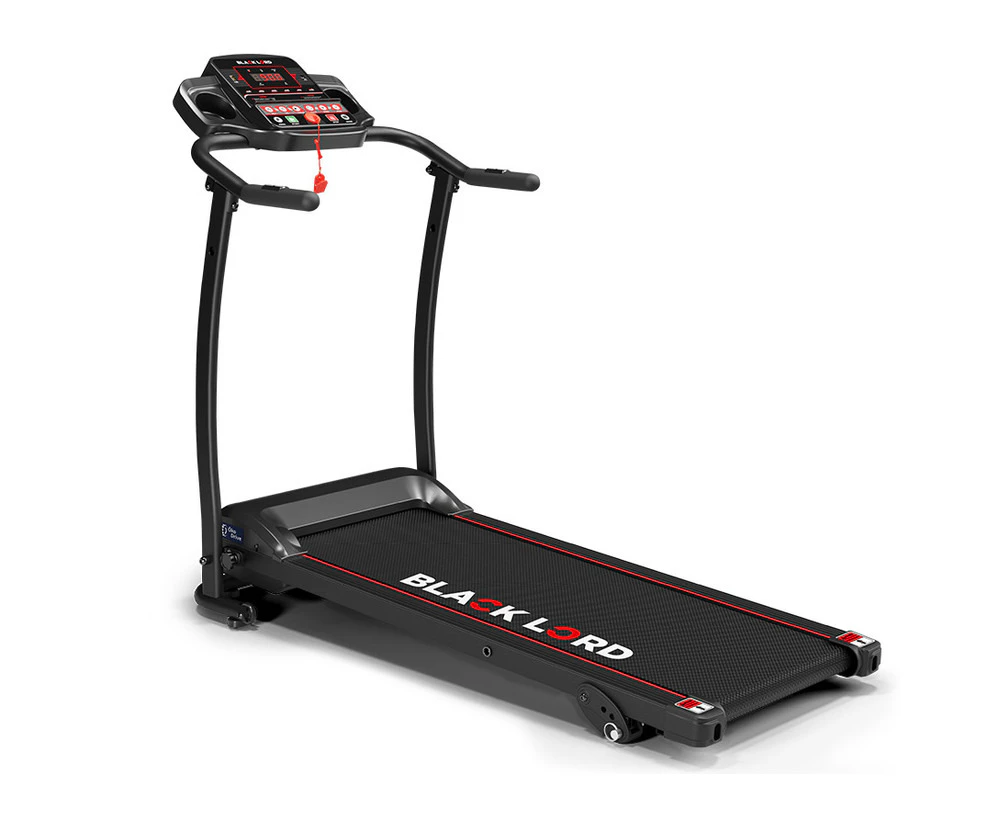 BLACK LORD Treadmill Electric Exercise Running Machine Foldable Home Gym Fitness