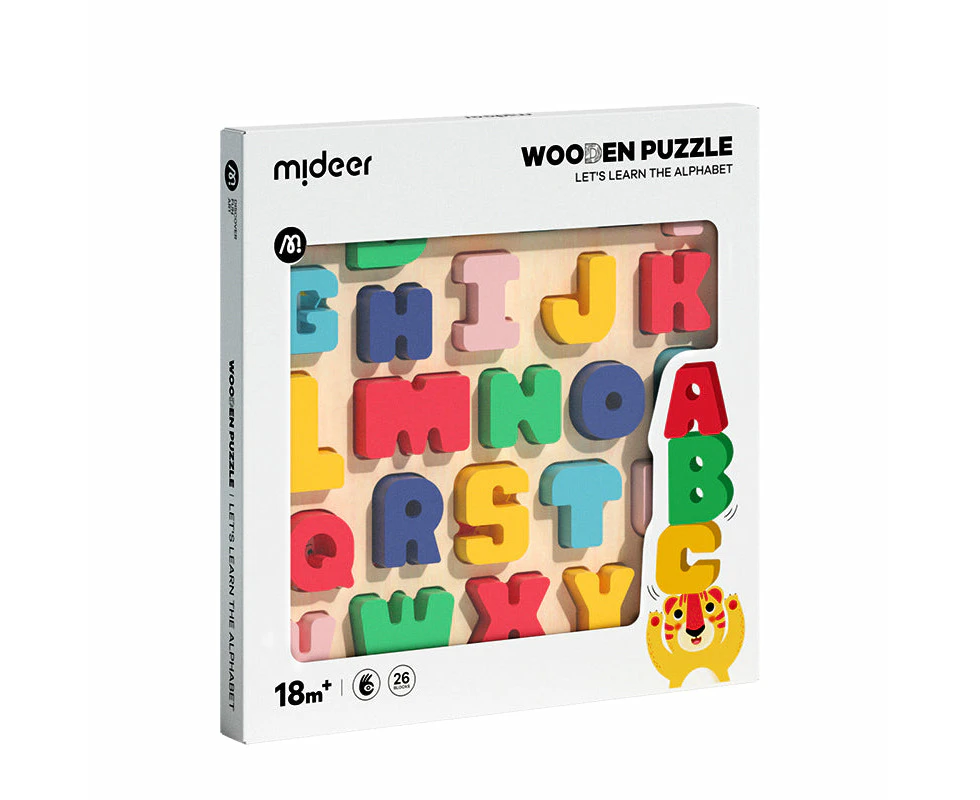 Wooden Peg Puzzle: Alphabets