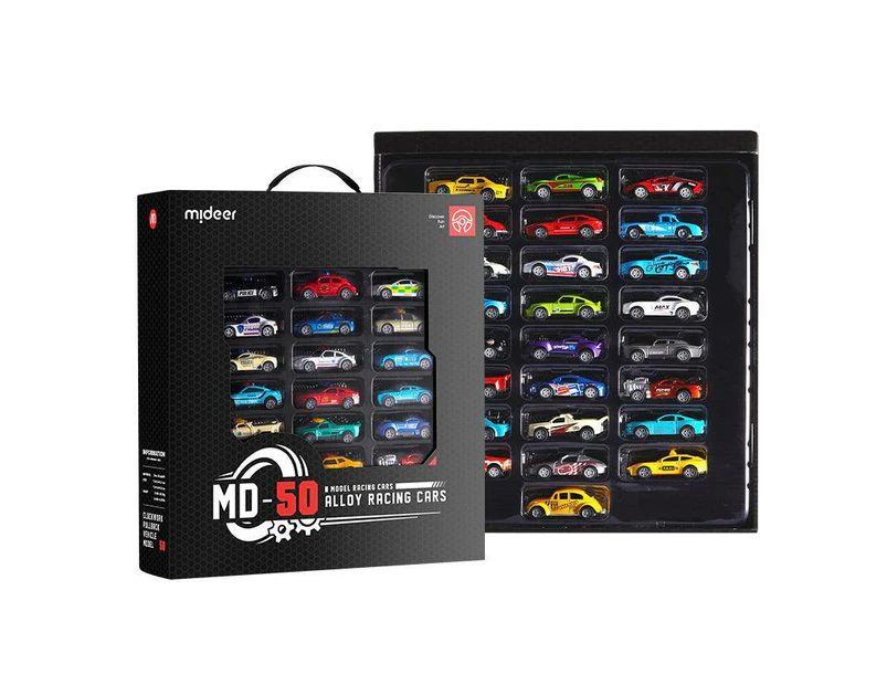 Mideer Alloy Racing Cars: Classic Pullback Cars 50P