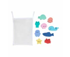 9 Piece Floating Bath Animal Blocks - Anko