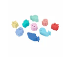 9 Piece Floating Bath Animal Blocks - Anko