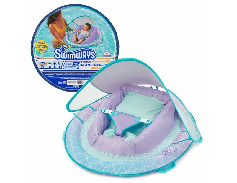 Swimways Premium Infant Spring Float Sun Canopy - Assorted