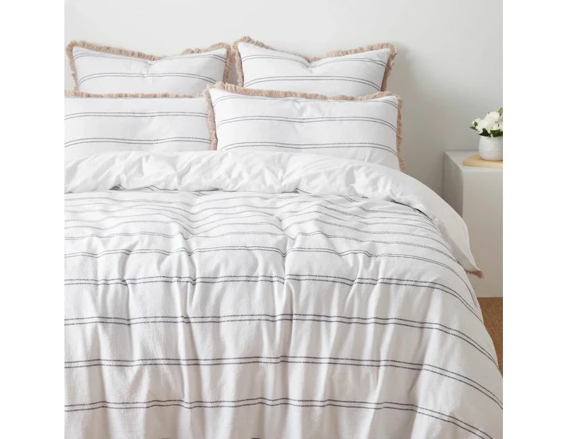 Target Hendrix Textured Stripe Quilt Cover Set