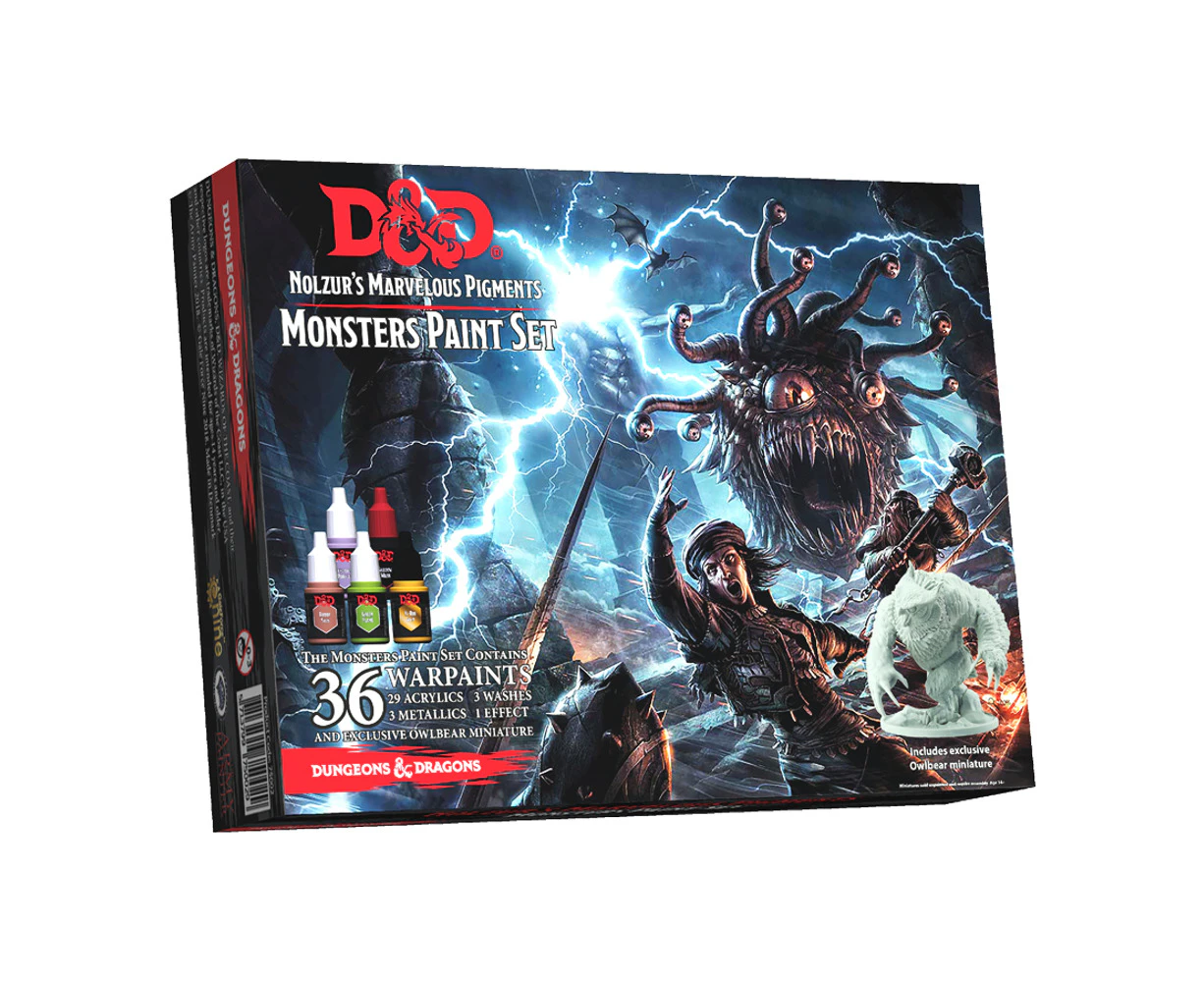 Dungeons and Dragons: Nolzur's Marvelous Pigments Monster Paint Set