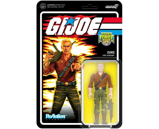 Super7 - G.I. Joe - ReAction Figures Wv 6 - Tiger Force Duke  [COLLECTABLES] Action Figure, Figure, Collectible USA import