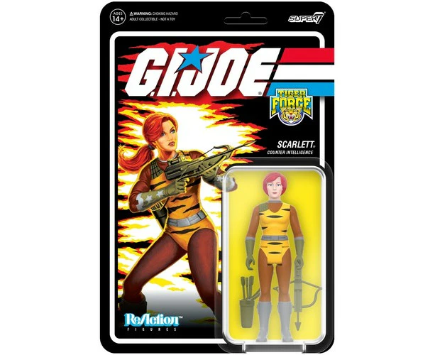 Super7 - G.I. Joe - ReAction Figures Wv 6 - Tiger Force Scarlett  [COLLECTABLES] Action Figure, Figure, Collectible USA import