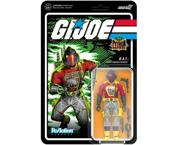 Super7 - G.I. Joe ReAction Figures Wave 6 - Python Patrol Cobra B.A.T.  [COLLECTABLES] Action Figure, Figure, Collectible USA import