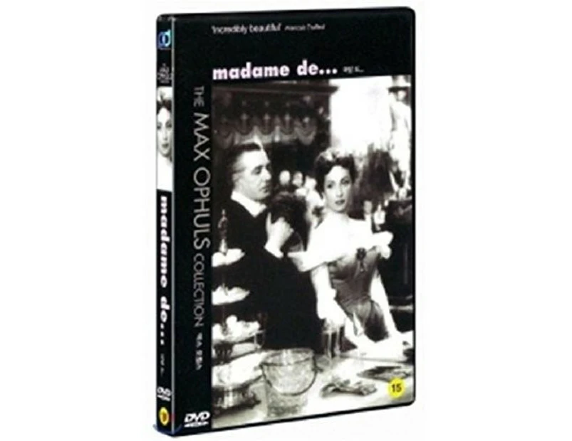 Madame De... (aka The Earrings of Madame De...)  [DVD REGION:1 USA] Asia - Import, NTSC Region 0 USA import