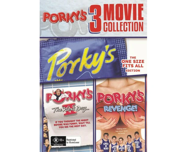 Porky's: 3 Movie Collection  [DVD REGION:1 USA] Australia - Import, NTSC Region 0 USA import