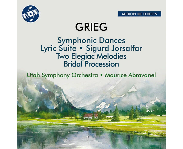 Utah Symphony Orchestra - Grieg: Symphonic Dances, Op. 64; Bridal Procession Passes By, Op. 19; Sigurd Jorsalfar, Op. 56; Two USA import