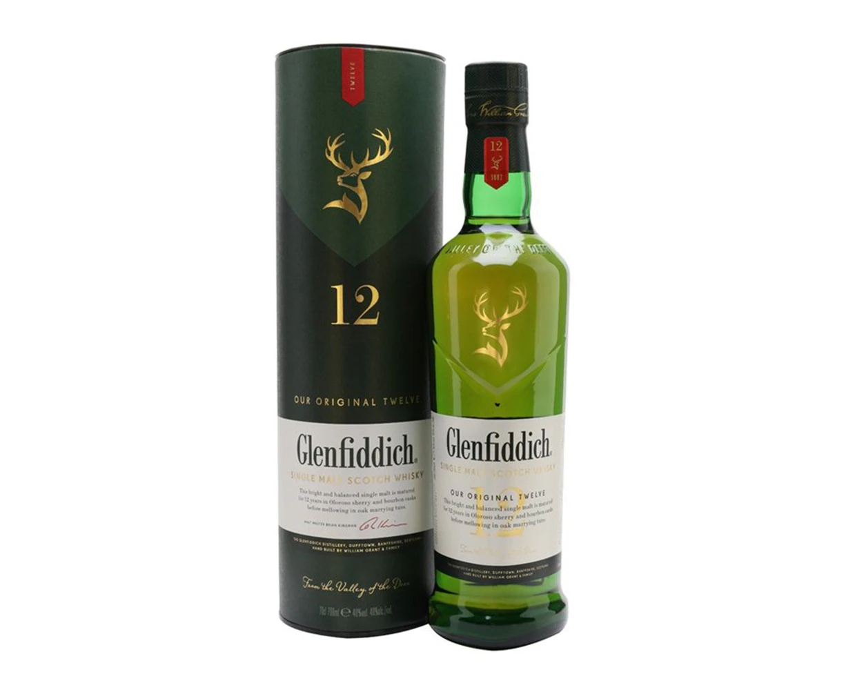 Glenfiddich 12 Year Old Single Malt Scotch Whisky 700ML