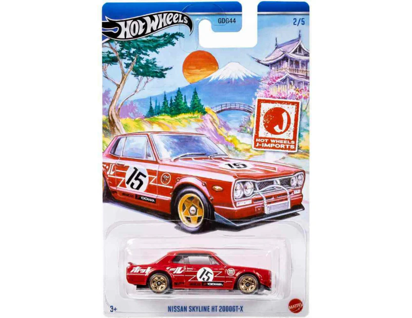 Hot Wheels Themed Automotive Hot Wheels J-Imports Nissan Skyline HT 2000GT-X