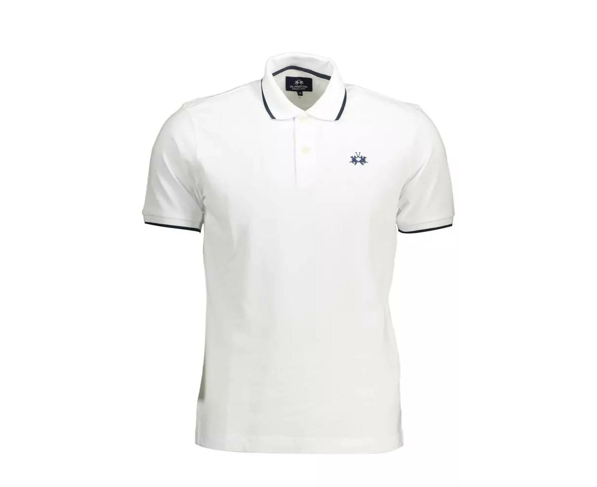 Cotton Polo Shirt with Contrasting Details