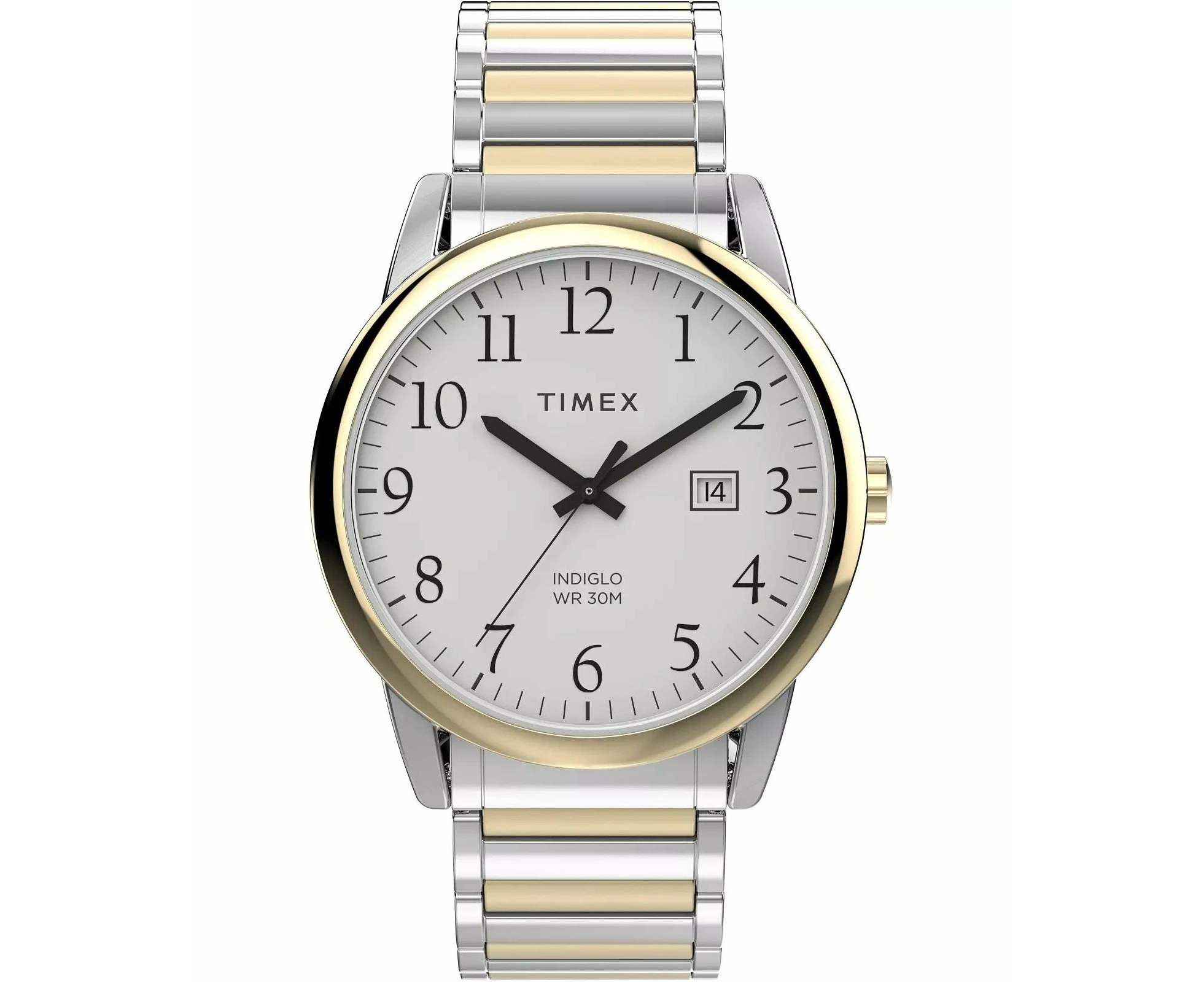 Timex Easy Reader 40mm White Dial Two Tone Watch TW2W52100