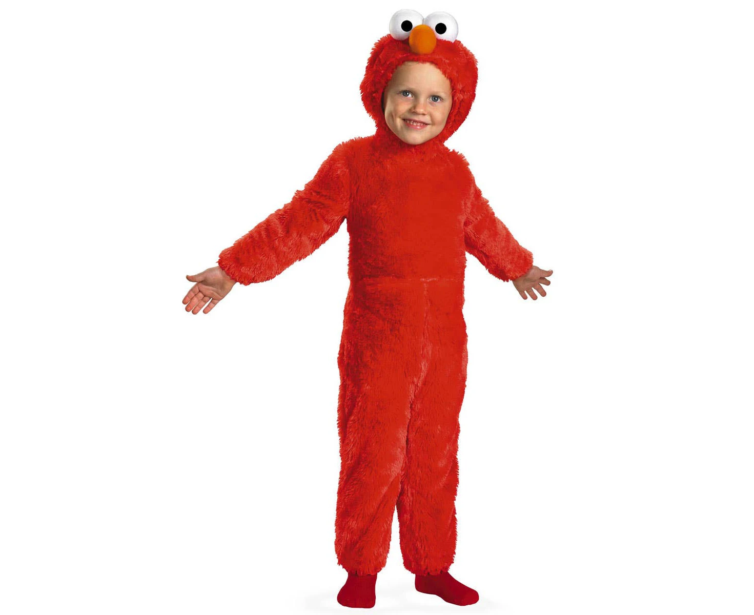 Comfy Sesame Street Elmo Toddler Boys Dress Up Costume- Genuine Disguise & New