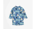 Disney Baby Unitard Swim Set with Hat 2 Piece - Mickey Mouse