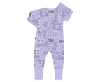 Bonds Baby/Toddler Zip Wondersuit - Paisley Paradise/Lilac