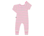 Bonds Baby/Toddler Wide Needle Rib Zippy Suit - Lolly Ice Pink/Marscapone