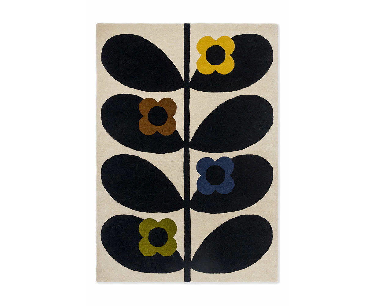 Cheapest Rugs Online Orla Kiely Wild Rose Fawn 159605 Rug