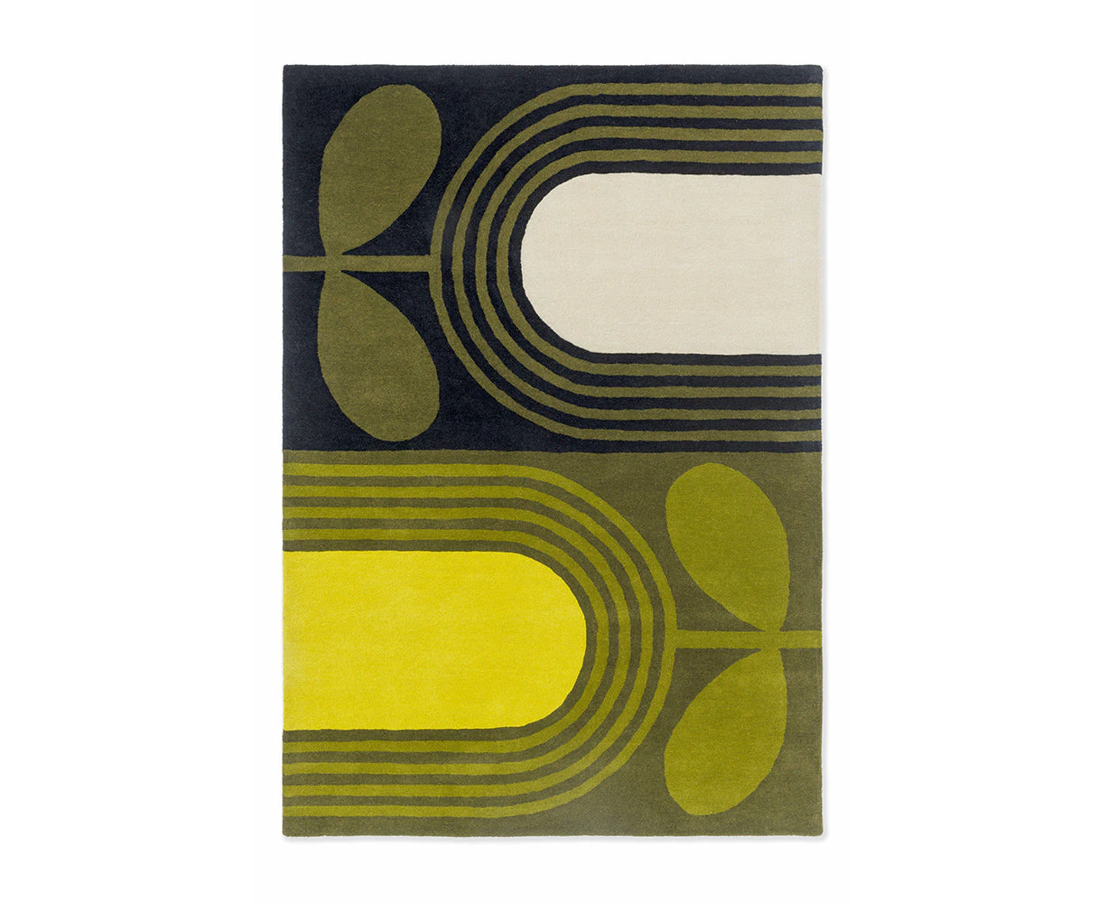 Cheapest Rugs Online Orla Kiely Striped Tulip Seagrass 160307 Rug