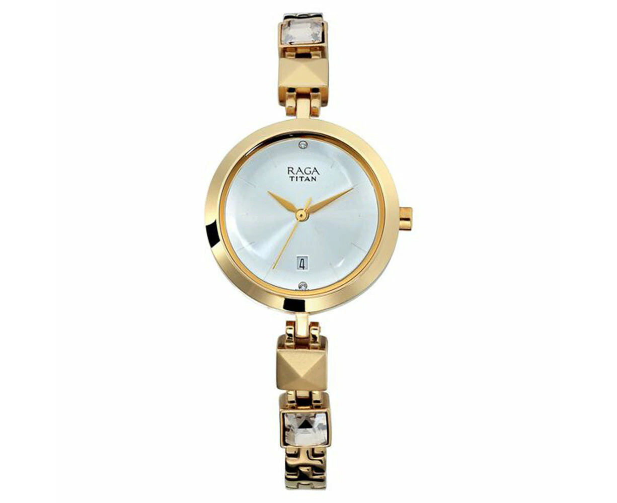 Titan Raga Viva Analogue Silver Dial Metal Strap Women Watch