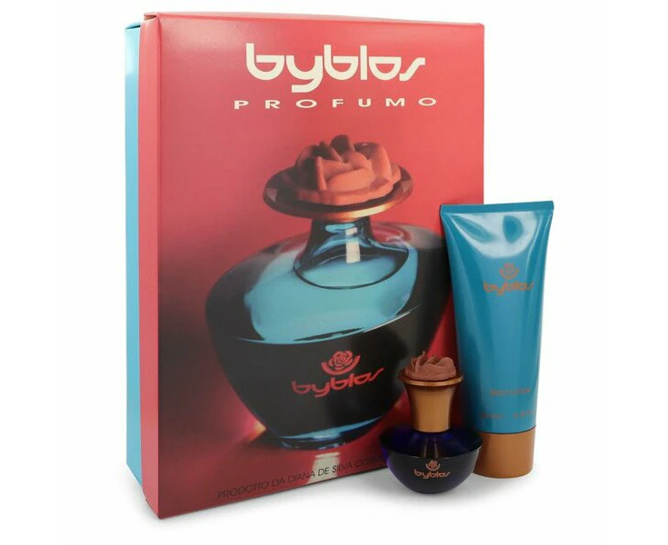 Byblos Gift Set - 1.68 Oz Eau De Parfum Spray + 6.75 Body Lotion -- For Women