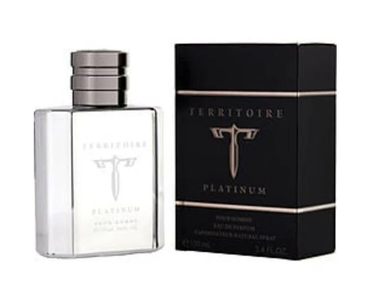 Territoire Platinum By Yzy Perfume Eau De Parfum Spray 3.4 Oz For Men