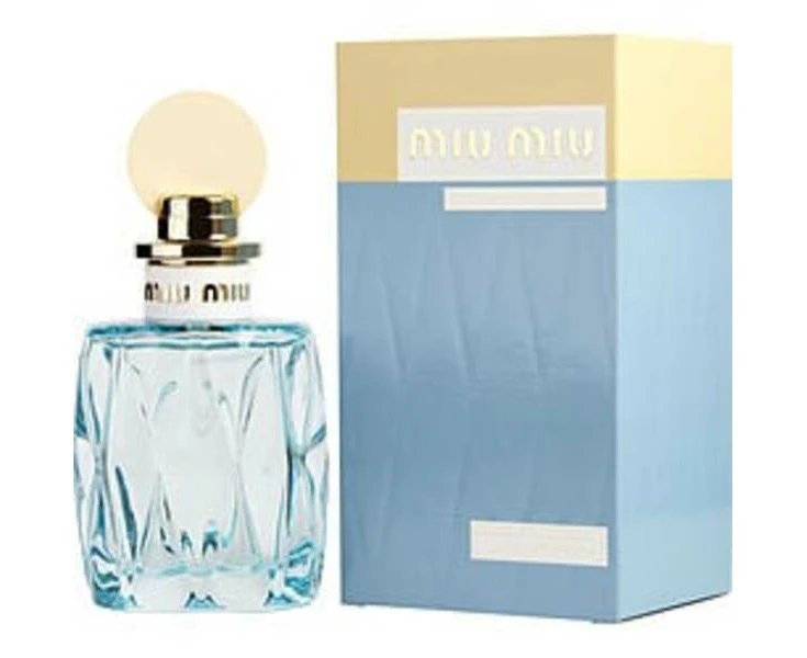 Miu Miu L'eau Bleue By Miu Miu Eau De Parfum Spray 3.4 Oz For Women