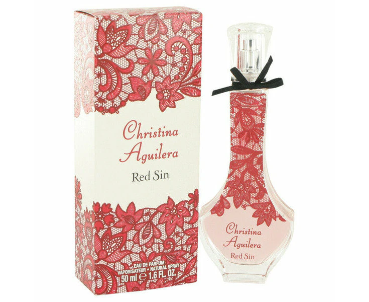 Christina Aguilera Red Sin Eau De Parfum Spray 1.7 Oz For Women