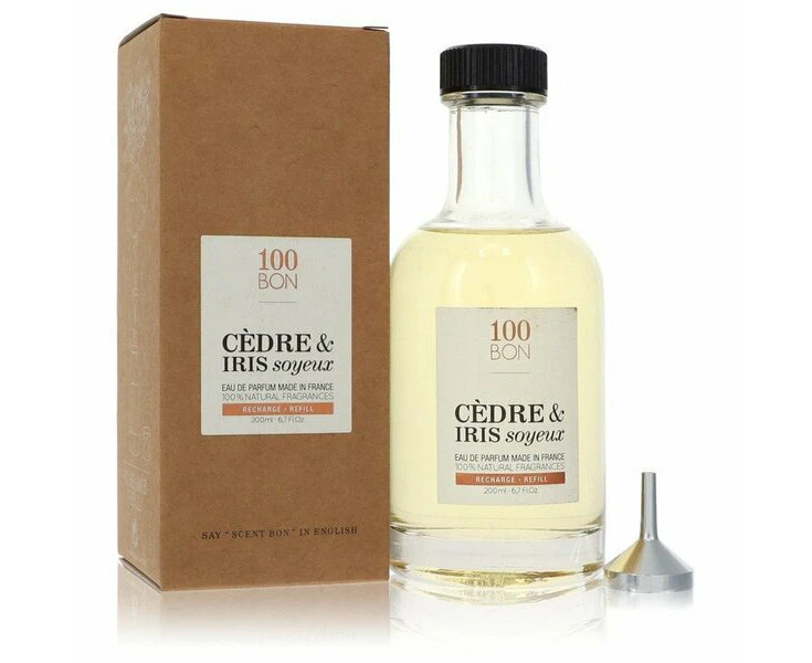 100 Bon Cedre & Iris Soyeux Eau De Parfum Refill (unisex) 6.7 Oz For Men