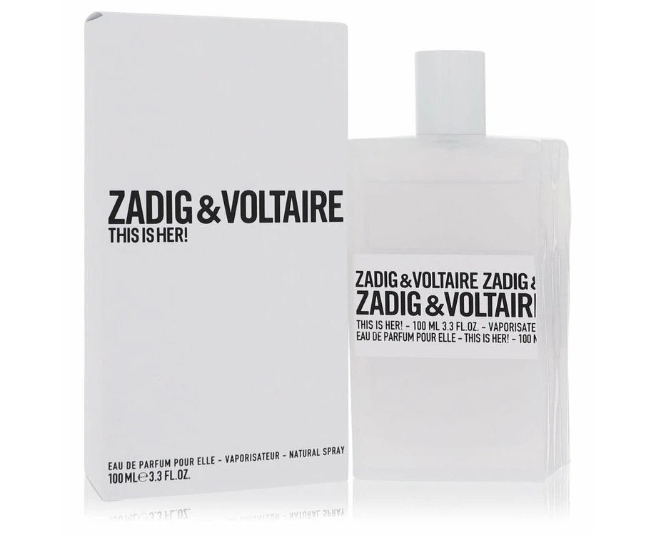 This Is Her Eau De Parfum Spray By Zadig & Voltaire 100 ml