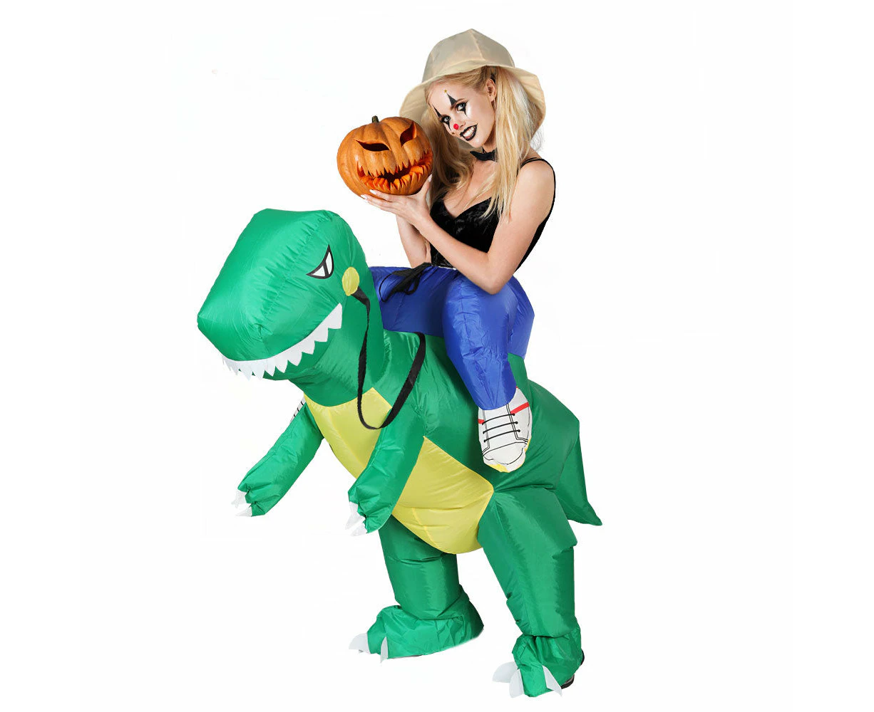 Inflatable Costume Suit Dinosaur Adult Fancy Dress Blow up Halloween Party