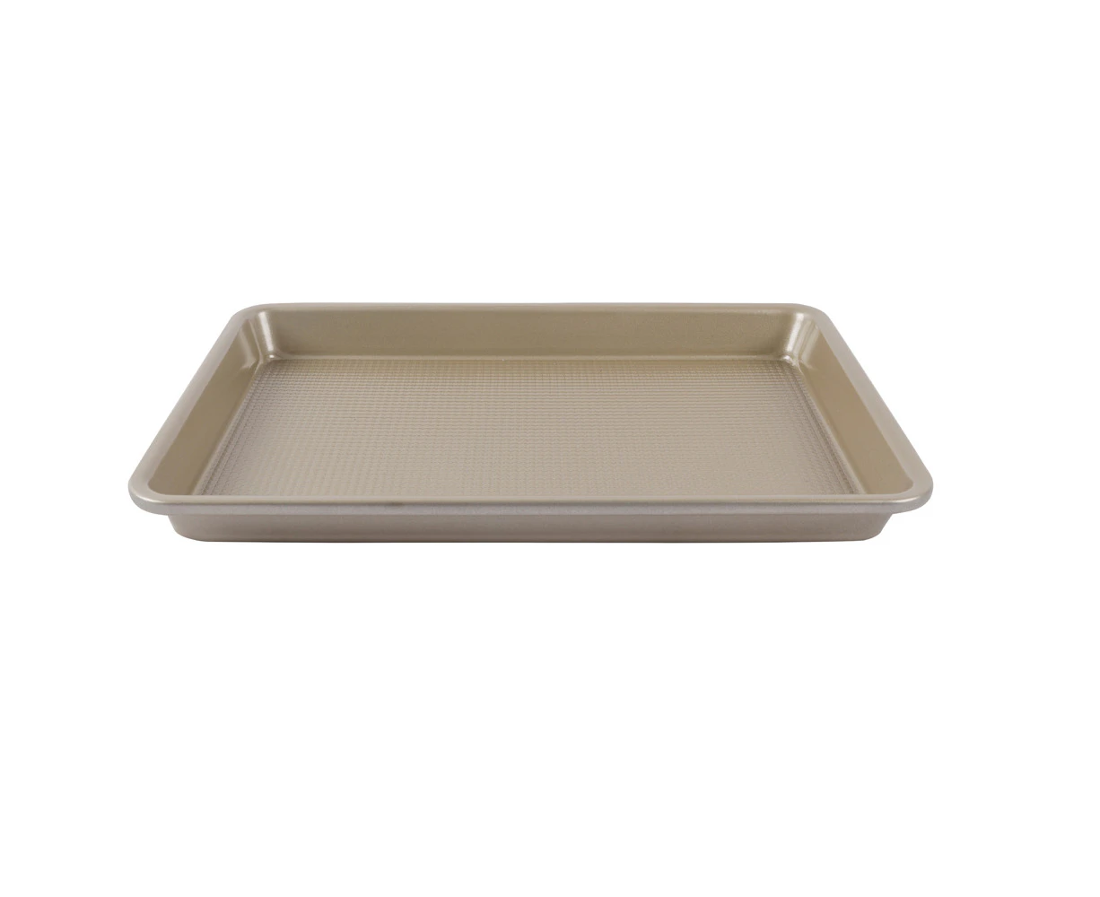 Urban Kitchen Rose Gold Baking Tray Quality Kitchenware Efficient Baking 32x22cm