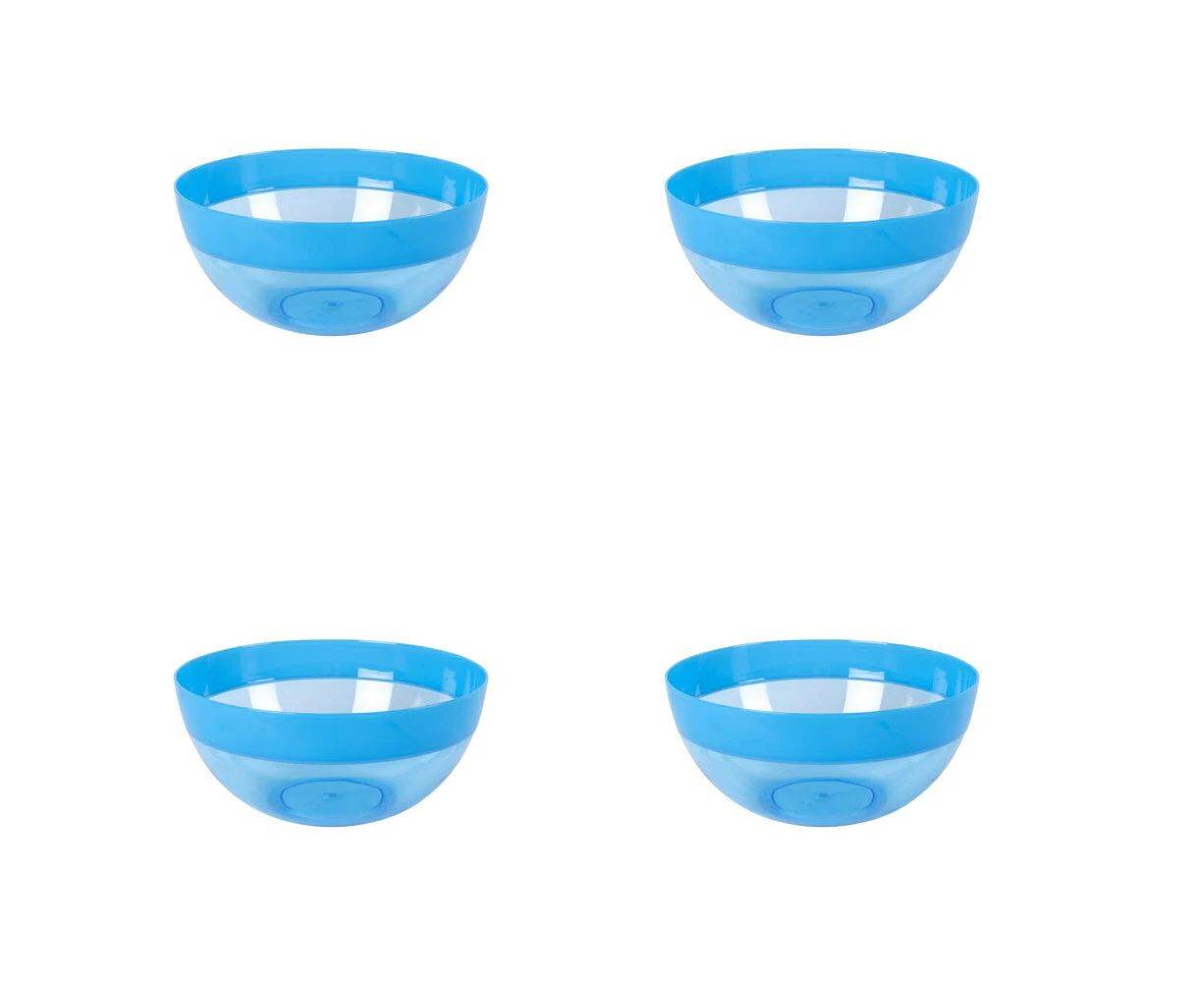 4x Urban Kitchen Salad Bowl Two-Toned Elegant w/ Stylish Design 26.5cm Blue