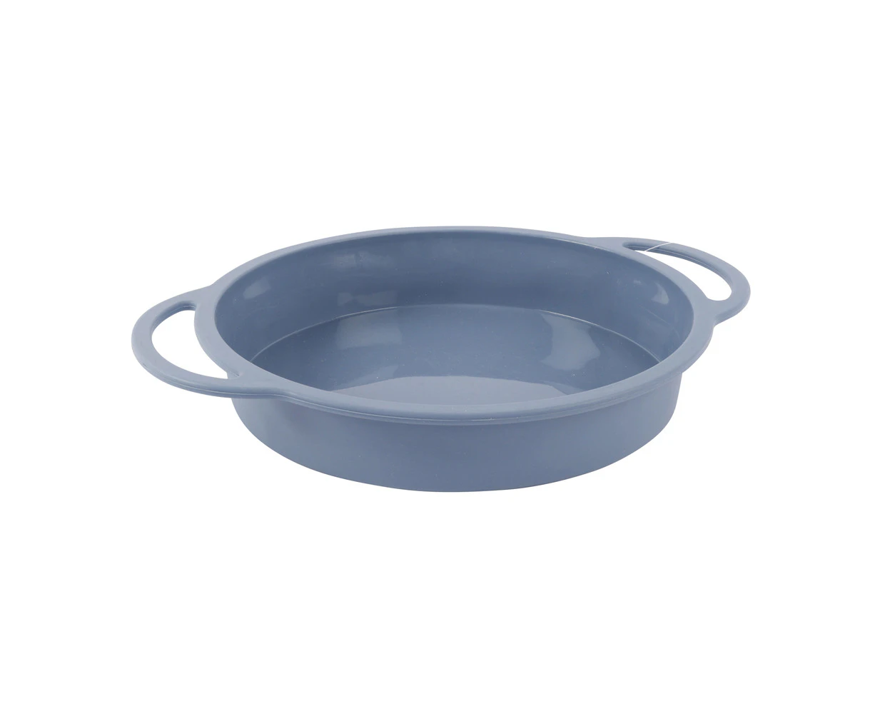 Urban Kitchen Silicone Round Cake Pan Non-Stick Bakeware Ideal for Cakes 25x5cm