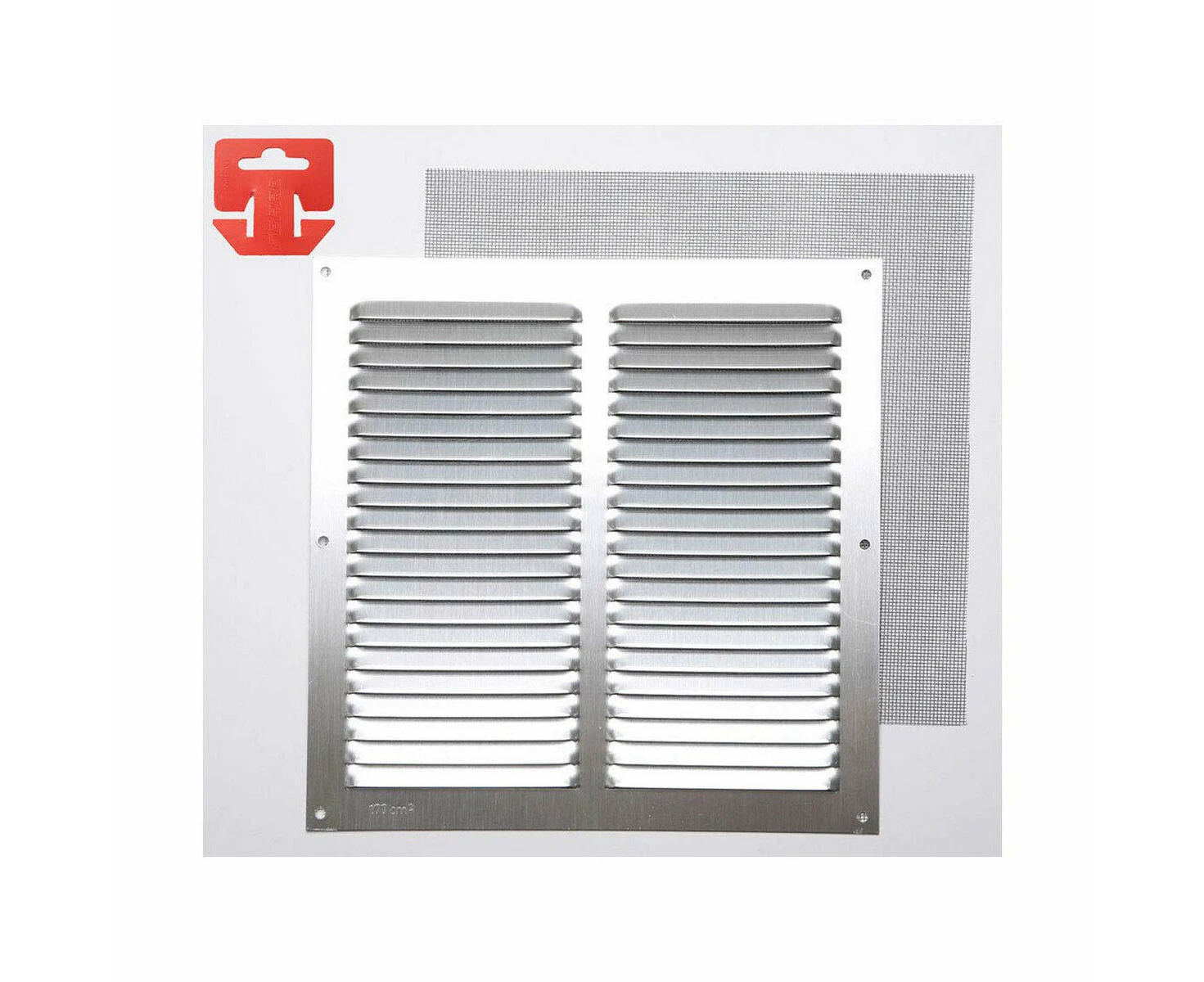 Grille Fepre Mosquito Net Aluminium Chromed 25 x 25 Cm