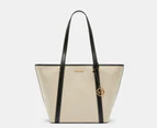 Michael Kors Jet Set Travel Large Tote Bag - Natural/Black