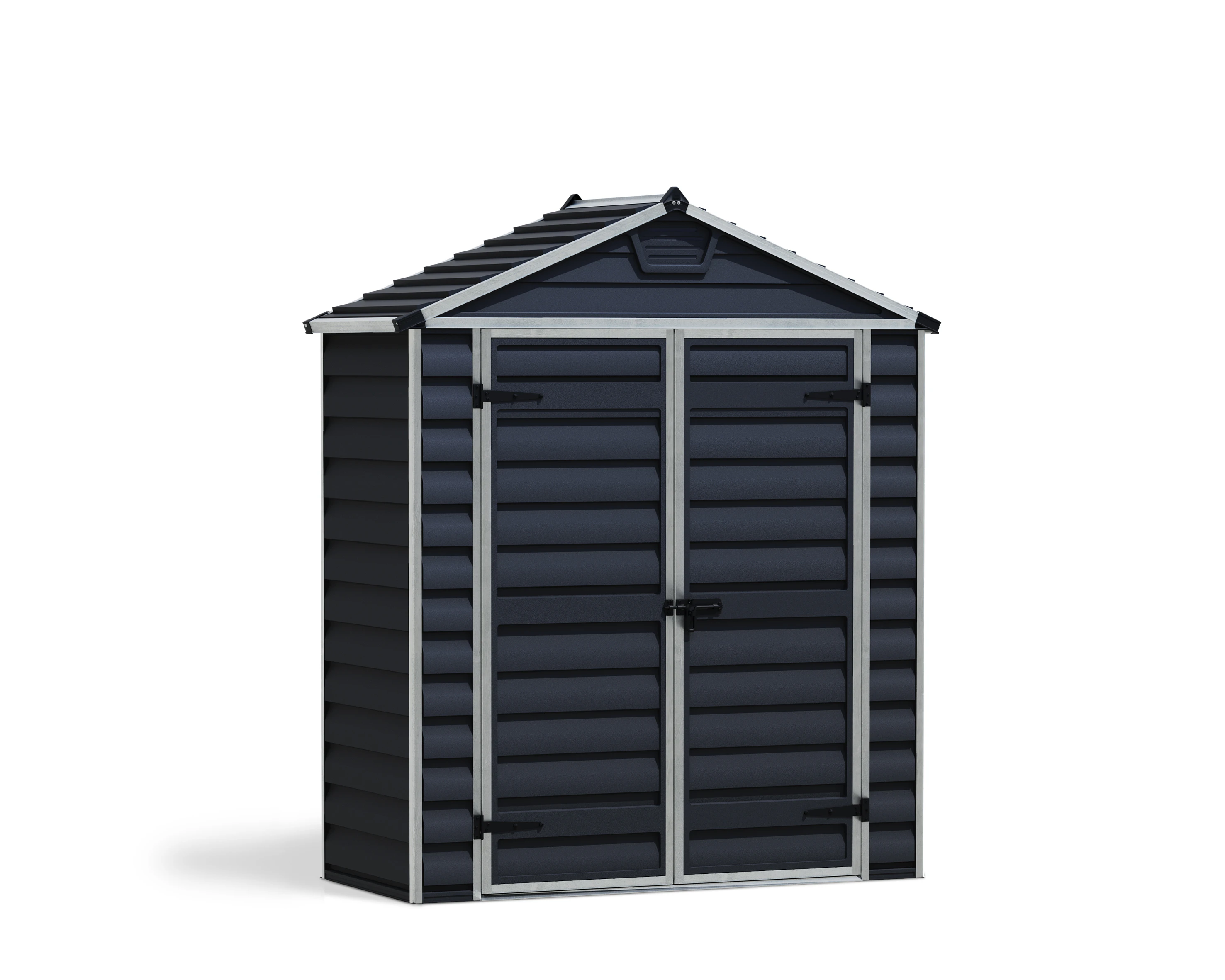 CANOPIA | Skylight 2X1 Outdoor storage Shed for garden Midnight Grey