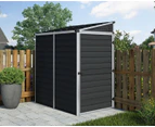 CANOPIA | Pent 1.2X1.8 Lean-To Storage and Bike Shed Midnight Grey